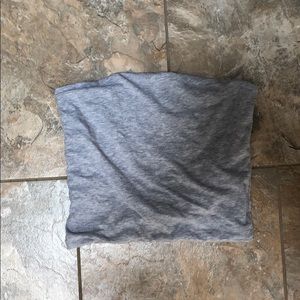 Brandy Melville grey Jenny tube top